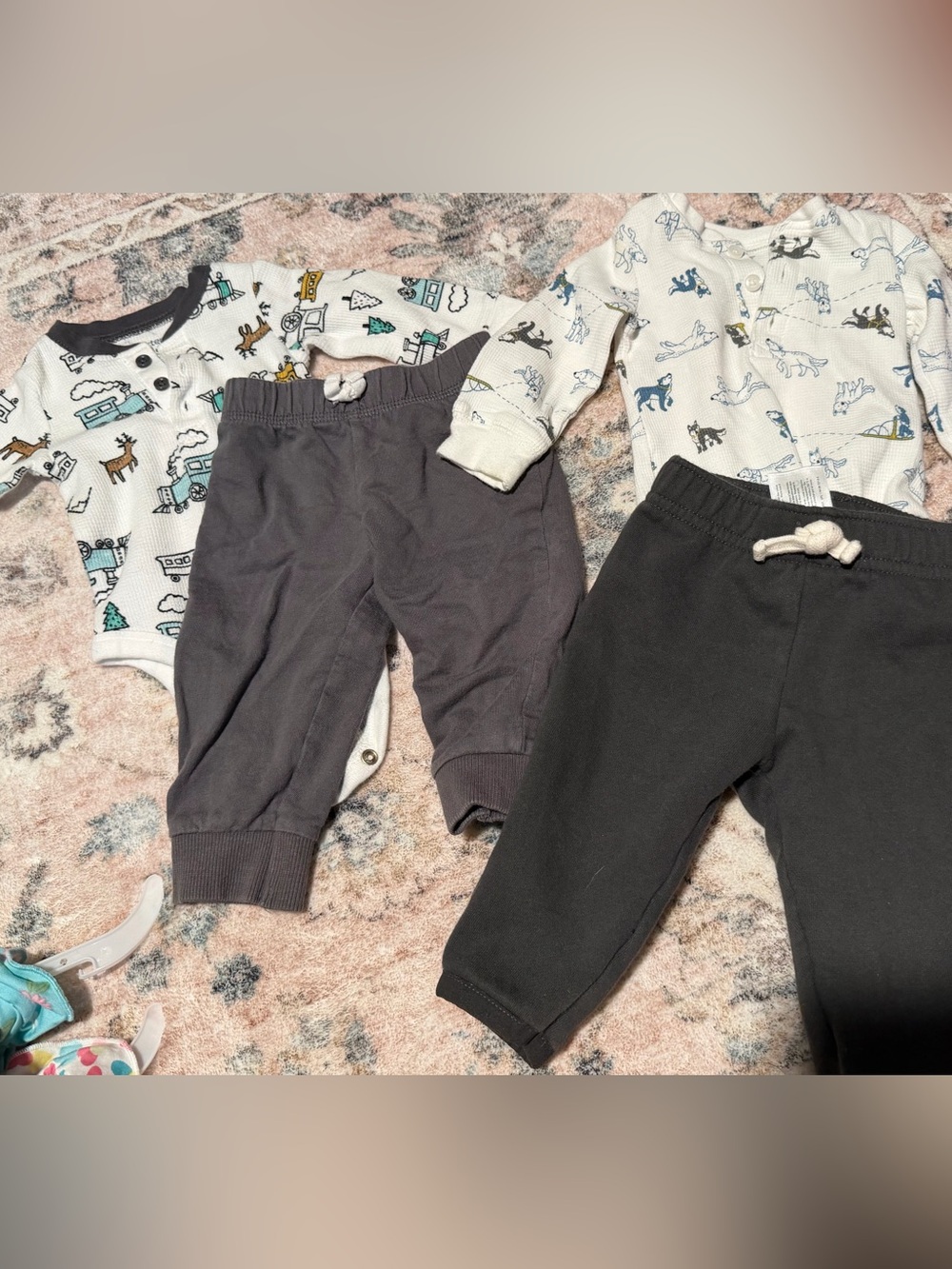 Carter's Dark Gray & Charcoal Toddler Jogger Pants Pair